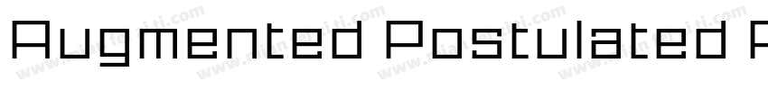 Augmented Postulated Proto Alphabet字体转换